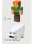 Minecraft Alex ve Ayı Bear Set Hareketli Eklemli Figür 1