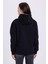 Kadın Oversize Geniş Kesim Pamuklu Yumuşak Dokulu Içi Polarlı Baskılı Siyah Kapüşonlu Sweatshirt 7