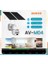 AV-M04 4 Mp Solar Sistem 4g Sim Kartlı Solar Panelli Ip Speed Dome Ptz Kamera 4