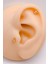 Cerrrahi Çelik Piercing ( Pirsing ) Mini Tek Taşlı Tragus Helix Piercing (1ADET) 1