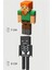 Minecraft Alex ve Siyah Skeleton Set Hareketli Eklemli Figür 1
