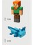 Minecraft Alex ve Mavi Aksolotl Axolotl Set Hareketli Eklemli Figür 1