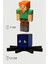 Minecraft Alex ve Squid Kalamar Set Hareketli Eklemli Figür 1