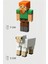 Minecraft Alex ve Beyaz Koyun Sheep Set Hareketli Eklemli Figür 1