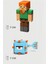 Minecraft Alex ve Guardian Set Hareketli Eklemli Figür 1