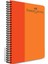 Faber Castell Pp Kpk Bicolor Spiralli Defter 120 Yp Kareli 5075 000134-TURUNCU 1