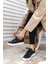 Blair Kadın Siyah Gercek Deri Sneaker 2