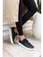 Blair Kadın Siyah Gercek Deri Sneaker 6