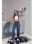 Arkadan Tokalı Jeans Pantolon 1