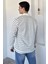 Gömlek Yaka Çizgili Erkek Sweatshirt P-00018566 3