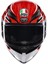 Motosiklet Kaskı K1 S Lion Configuration Red White 2