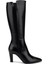 Kadın Hakiki Deri Siyah Deri Topuklu Çizme 33 9000 Bn Czm SK25-26 Sıyah Dr 1