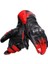 Fiero Metal Black Red Lava White Deri Korumalı Motosiklet Eldiven 1