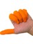 Lateks Parmaklık Eldiven Turuncu Ekstra Kalite (48 Adet) 2