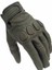 Gig Pro Deri Motosiklet Eldiveni Koyu Yeşil 2