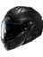 I91 Çene Açılır Motosiklet Kaskı Semi Flat Siyah 1