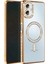Mtxdpn Newface Samsung Galaxy A06 Joke Simli Magneticsafe Kılıf - Gold 1