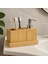Doğal Bambu 3’lü Banyo Seti – Sıvı Sabunluk, Diş Fırçalık ve Organizer Stand BR-6710 1