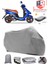 Yuki YB50QT-3 Casper Gri Motorsiket Brandası Motor Örtüsü Çadır Su Geçirmez Motosiklet Kılıfı Motor Brandası 1