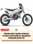 Husqvarna Te 125 Siyah Motorsiket Brandası Motor Örtüsü Çadır Su Geçirmez Motosiklet Kılıfı Motor Brandası 2