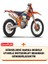 Ktm 350 Exc-F Gri Motorsiket Brandası Motor Örtüsü Çadır Su Geçirmez Motosiklet Kılıfı Motor Brandası 2