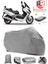 Kymco Xciting 250I Gri Motorsiket Brandası Motor Örtüsü Çadır Su Geçirmez Motosiklet Kılıfı Motor Brandası 1
