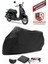 Honda Today 50 Siyah Motorsiket Brandası Motor Örtüsü Çadır Su Geçirmez Motosiklet Kılıfı Motor Brandası 1