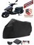 Ramzey Kalipso 125-8 Siyah Motorsiket Brandası Motor Örtüsü Çadır Su Geçirmez Motosiklet Kılıfı Motor Brandası 1