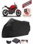 Ducati Monster 797 Plus Siyah Motorsiket Brandası Motor Örtüsü Çadır Su Geçirmez Motosiklet Kılıfı Motor Brandası 1