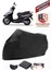 Falcon Dolphin 100 Efı Siyah Motorsiket Brandası Motor Örtüsü Çadır Su Geçirmez Motosiklet Kılıfı Motor Brandası 1