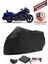 Honda Goldwing F6B Siyah Motorsiket Brandası Motor Örtüsü Çadır Su Geçirmez Motosiklet Kılıfı Motor Brandası 1