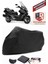 Honda Fjs 400 Silverwing Siyah Motorsiket Brandası Motor Örtüsü Çadır Su Geçirmez Motosiklet Kılıfı Motor Brandası 1