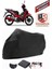 Yuki Gusto 50 Siyah Motorsiket Brandası Motor Örtüsü Çadır Su Geçirmez Motosiklet Kılıfı Motor Brandası 1