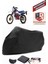 Honda Xl 600 Siyah Motorsiket Brandası Motor Örtüsü Çadır Su Geçirmez Motosiklet Kılıfı Motor Brandası 1