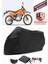 Motoran Cross XF-250 Siyah Motorsiket Brandası Motor Örtüsü Çadır Su Geçirmez Motosiklet Kılıfı Motor Brandası 1