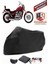 Suzuki Vs 800 Intruder Siyah Motorsiket Brandası Motor Örtüsü Çadır Su Geçirmez Motosiklet Kılıfı Motor Brandası 1