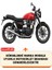 Triumph Street Twin Siyah Motorsiket Brandası Motor Örtüsü Çadır Su Geçirmez Motosiklet Kılıfı Motor Brandası 2