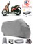 Piaggio Carnaby 200 Gri Motorsiket Brandası Motor Örtüsü Çadır Su Geçirmez Motosiklet Kılıfı Motor Brandası 1