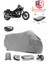 Triumph Thunderbird Arka Çanta Uyumlu (Gri) Motorsiket Brandası Motor Örtüsü Çadır Su Geçirmez Motosiklet Kılıfı Motor Brandası 1
