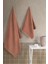 Tekstil | 50X90-70X140 cm 2'li Havlu SETI,%100 Pamuklu Havlu Takımı Kiremit 1