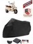Vespa Gtv 250 Ie Siyah Motorsiket Brandası Motor Örtüsü Çadır Su Geçirmez Motosiklet Kılıfı Motor Brandası 1