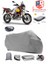 Moto GUZZIV85 Tt Arka Çanta Uyumlu (Gri) Motorsiket Brandası Motor Örtüsü Çadır Su Geçirmez Motosiklet Kılıfı Motor Brandası 1