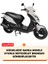 Kymco Agility 50 Siyah Arka Çanta Uyumlu Motorsiket Brandası Motor Örtüsü Çadır Su Geçirmez Motosiklet Kılıfı Motor Brandası 2