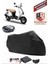 Motoran Allegro Siyah Arka Çanta Uyumlu Motorsiket Brandası Motor Örtüsü Çadır Su Geçirmez Motosiklet Kılıfı Motor Brandası 1