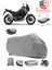 Honda CRF1100L Africa Twin Arka Çanta Uyumlu (Gri) Motorsiket Brandası Motor Örtüsü Çadır Su Geçirmez Motosiklet Kılıfı Motor Brandası 1