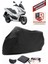 Honda PCX125 Siyah Motorsiket Brandası Motor Örtüsü Çadır Su Geçirmez Motosiklet Kılıfı Motor Brandası 1