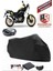 Qj SVT650X Siyah Arka Çanta Uyumlu Motorsiket Brandası Motor Örtüsü Çadır Su Geçirmez Motosiklet Kılıfı Motor Brandası 1