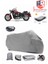 Kawasaki Vn 1600 Arka Çanta Uyumlu (Gri) Motorsiket Brandası Motor Örtüsü Çadır Su Geçirmez Motosiklet Kılıfı Motor Brandası 1