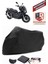 Kanuni Seha 150 Siyah Motorsiket Brandası Motor Örtüsü Çadır Su Geçirmez Motosiklet Kılıfı Motor Brandası 1