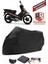 Kuba Reiz 100 Siyah Motorsiket Brandası Motor Örtüsü Çadır Su Geçirmez Motosiklet Kılıfı Motor Brandası 1